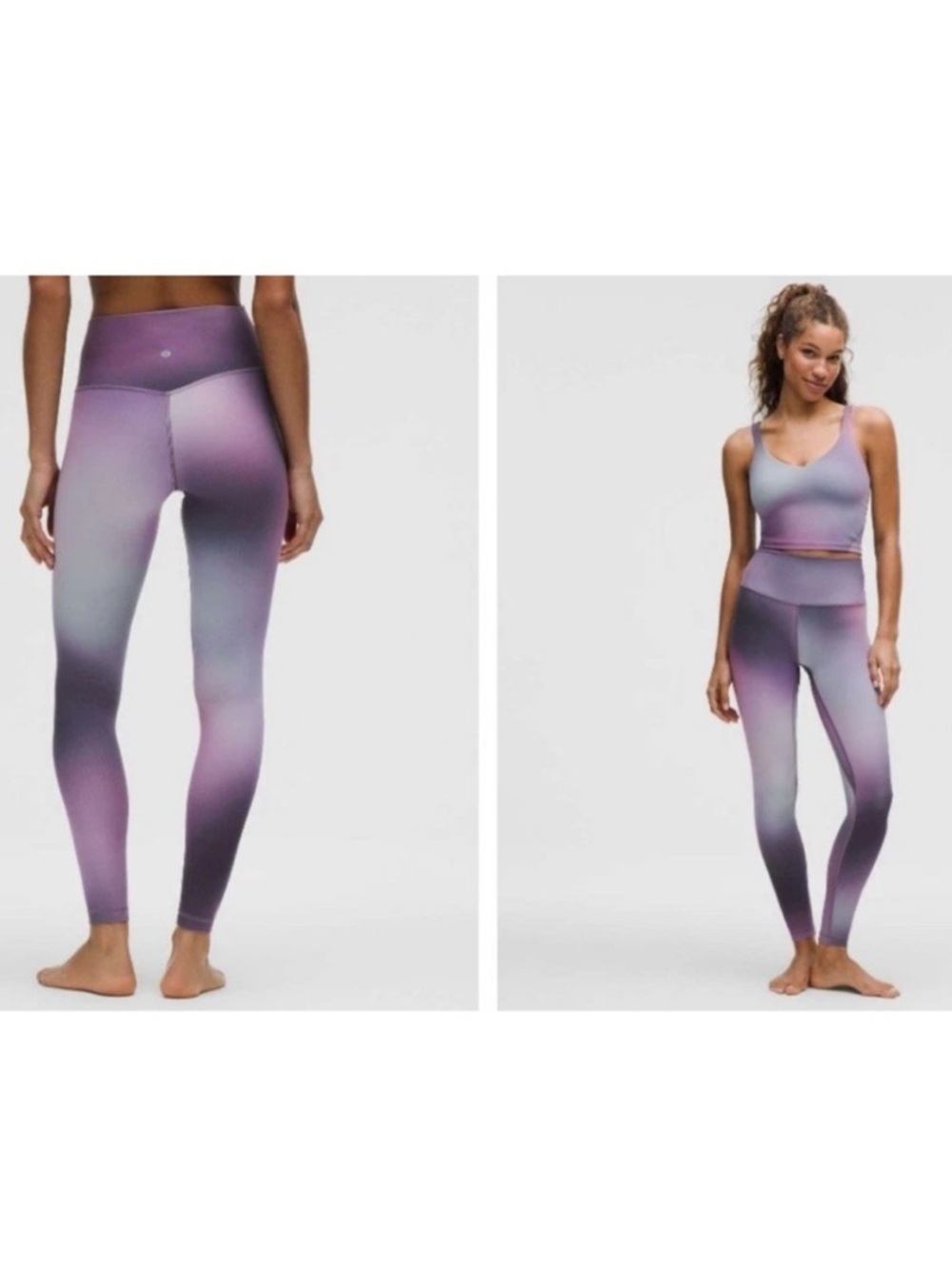NWT lululemon Align™ High-Rise Pant 28" Aurora Haze Purple Multi Size 0